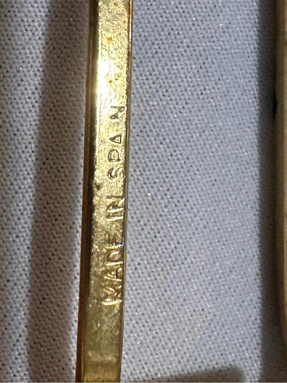 Christian Dior Gold-Tone Replacement Belt Buckle - Slim Retro Hardware